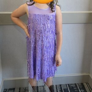 Speechless Lavender Sequin Dress, Girls Size 10